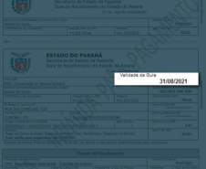 Boletos de taxas e tributos passam a ter data de vencimento no Paraná