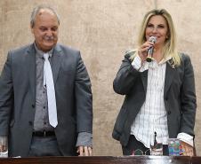 Governadora Cida Borghetti assina a promoção de 41 auditores da Receita Estadual.