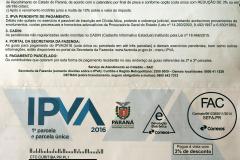 Governo do Paraná conclui entrega
de boletos de pagamento do IPVA 